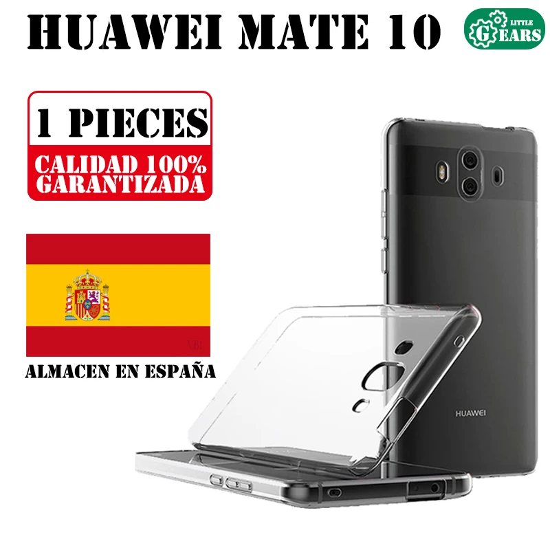 Huawei Mate 10 Funda De Silicona Transparente Ultra Delgado Carcasa De Gel Di Tpu Proteccion Antigolpes Y Resistente Suciedad