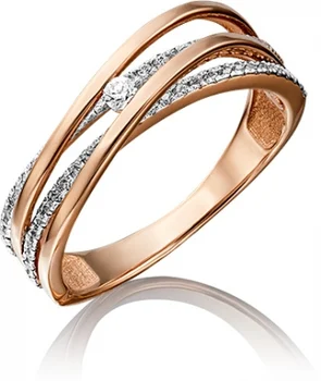 

Yuz platinum red gold cubic zirconia ring