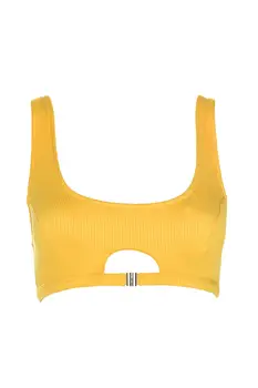 

Trendyol Textured Cut -Out Detail Bikini Top TBESS20BU0026