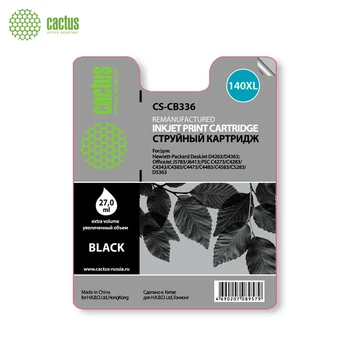 

Cartridge inkjet cactus cs-cb336 no 140xl чер(29 ml) for HP DJ d4263/d4363/DJ j5783/j6413/PSC c427