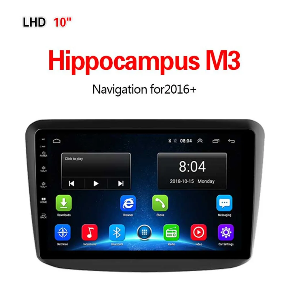 4G2G32G Lionet GPS Navigation for Car Hippocampus M3+ 10.1Inch LP1001Y - Размер экрана, дюймов: 4G2G32G