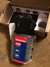 WORKPRO – Cuchillas de acero SK5, cuchillas profesionales originales de acero, 100 piezas