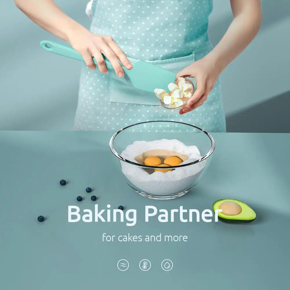 U Taste 4 шт. силиконовая кухонная лопатка для печенья Кондитерские скребки кухонные