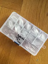Container Earring Jewelry-Box Storage-Box Beads Compartment Transparent Organizer Plastic
