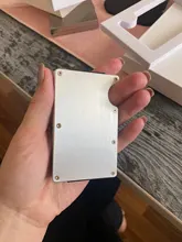 Soporte delgado de aluminio para tarjetas de identificación, Cartera de hombre con protección antirrobo RFID, para verano