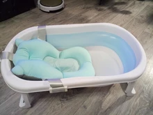 Bañera plegable grande para bebé, Cubo de baño portátil, base antideslizante, bañeras de baño portátiles para bebés recién nacidos, bañera antideslizante para niños