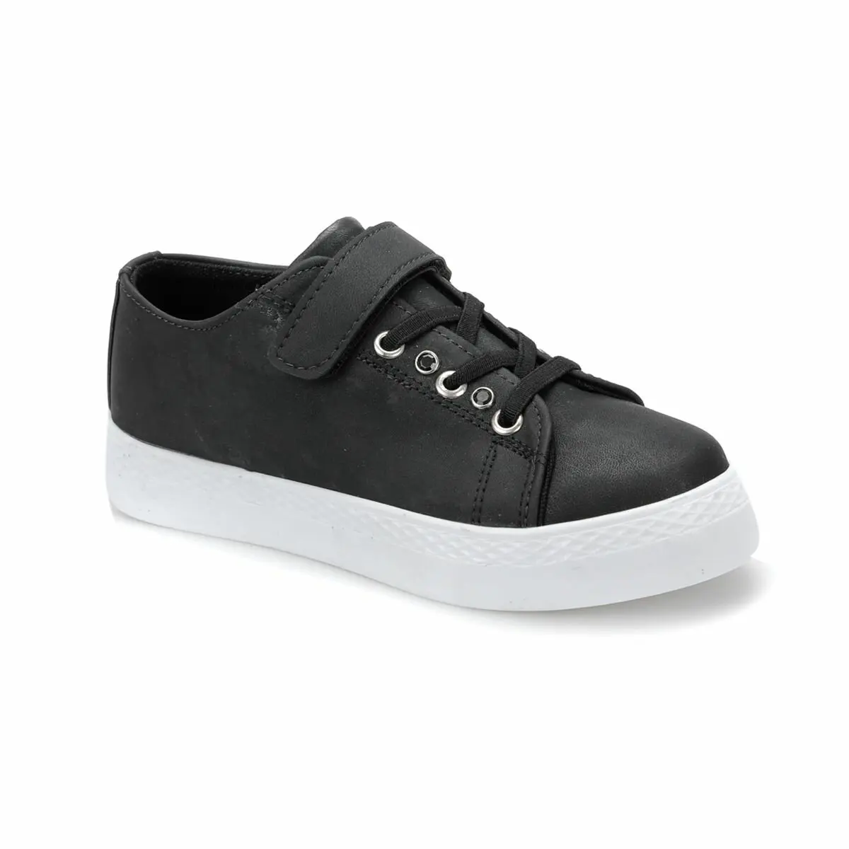FLO 82.510647.F Black Female Child Sneaker Shoes Polaris