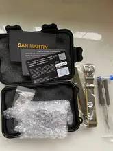 San Martin-Reloj de buceo Retro para hombre, de lujo, zafiro, NH35, automático, mecánico, resistente al agua, luminoso, 20Bar, 6200