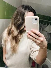 EASIHAIR-pelucas onduladas de cuerpo largo para mujer cabello sintético degradado, negro, marrón, Rubio, Cosplay, parte media Natural, resistente al calor