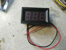 Voltímetro Digital para coche y motocicleta, voltímetro Digital de CC 4,5 V a 30V, Panel de medidor de voltaje rojo/azul/verde, 6V 12V, motocicleta electromóvil