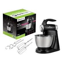 Миксер Eurostek EHM-358(Мощность 450 Вт, 6 скоростей, режим турбо, вращающаяся чаша 2,5л