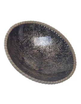 

CENTER TABLE NEGRO-ORO CERAMIC 36,50X36,50X10 CM