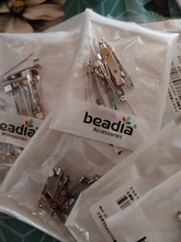 10-50 Uds broche de Metal de Base pines 15/20/25/30/35mm pines atrás de Color plata de broche Pin de accesorios de la joyería