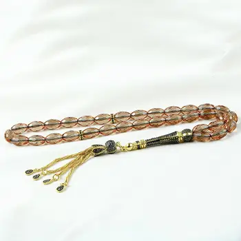

Barley Cut Color Changing Sultanite Rosary (Tasbih) Fashion Turkish Premium Quality Handmade Jawelery