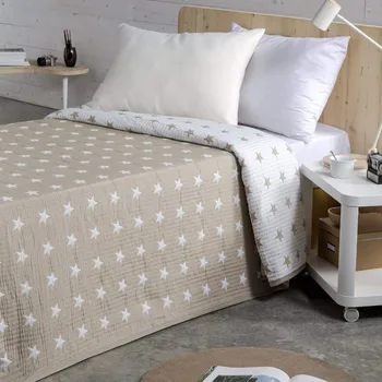 

Bedspread Stars Navy Blue Bed 90