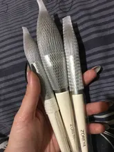 Zoreya marca pelo sintético suave sombra de ojos cepillo mango blanco mezcla rubor labio polvo resaltador maquillaje brochas Set 10 piezas