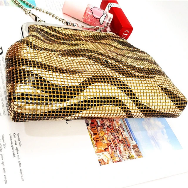 DICIHAYA Mini Evening Clutch Bag Silver Shiny Crystal Dinner Party Wedding Purses and Handbag Gold Luxury Designer Shoulder Bag 6