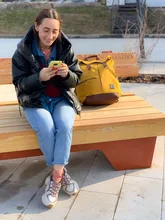 90 NINETYGO de Universidad joven mochila adolescente portátil de 15,6 pulgadas Bolsa impermeable bolsa de ocio de moda Casual Unisex ordenador bolsa de la escuela