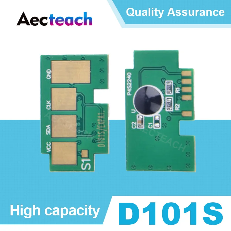 Aecteach обломок тонера MLT-D101S d101 d101s mlt 101 101s чипы сброса для samsung ML-2160 мл 2160 2165 2167 2168W SCX3400 3405 3407