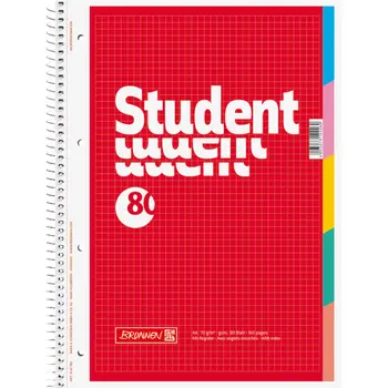 

Brunnen notebook, on the spring, 70 gr/m2, A4, 80 sheets per cage