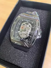Baogela Pirate Skull Style Men Watch Silicone Luminous Quartz Watches Military Wateproof