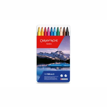 

Set of colored markers carandache, 10 colors, metal case