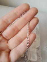 Stainless-Steel Cable-Chain Jewelry-Materials Necklace Diy Rose-Gold Bulk Silver Aiovlo