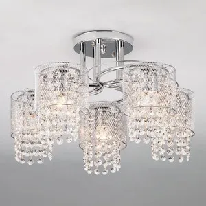 

Ceiling chandelier eurosvet 30137/5 Chrome