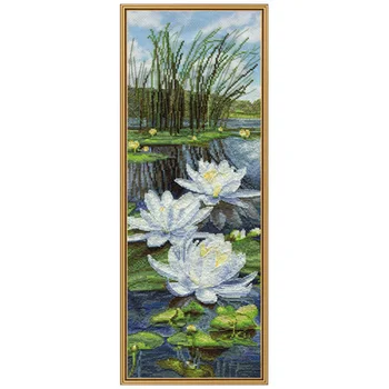 

Sv3089 set for embroidery 'white Lily' 16x50 cm