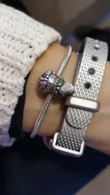 CODEDOG-abalorios de loto de esmalte rosa para mujer, pulsera Pandora Original, fabricación de joyas, 100% Plata de Ley 925 auténtica