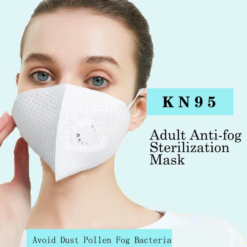 

15PCS KN95 Face Masks Dustproof Anti-fog Breathable PM2.5 CE Certified Reusable Respirator Features as KF94 FFP2 Fast Shipping