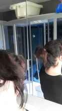 Bicicleta con sintético Flexible moño para el cabello rizado cabello moño elástico sucio ondulado Scrunchies abrigo de cola de caballo de pelo banda Exte
