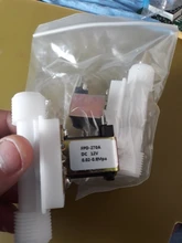 Solenoid-Valve-Switch Water-Control-Valve Magnetic Electric Normally Plastic Closed 220V