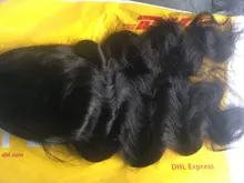 FEELME-pelucas de cabello humano con flequillo para mujeres negras, cabello Natural brasileño ondulado, con flequillo, Remy, pelucas con flequillo