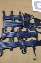 Protector de cuero duradero de alta calidad, Protector de brazo de dedo, accesorios de manga de engranaje protectora de tiro con arco