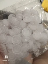 Vasos para pestañas postizas, florecimiento rápido, florecimiento solar, taza de pegamento, ventilador para pestañas, herramientas de maquillaje, 100/200 Uds.