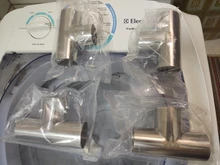 Pipe-Connection-Fittings T-Joint TYPE Sanitary-Welding 304-Stainless-Steel Polishing