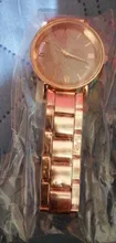 Hermoso reloj para mujer de alta gama con números romanos, reloj de cuarzo rosa y rosa, esfera de acero inoxidable, reloj de pulsera informal, envío gratis 5 *