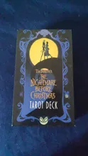 Juego de cartas y cartas de pesadilla antes de Navidad, Tarot, guía, 78 cartas, adivinación, cuenta el futuro propano