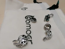 Cuentas de circonia cúbica deslumbrantes, accesorio de plata de ley 925, apto para pulseras y brazaletes, joyería, 3 días de entrega a España, BSC039