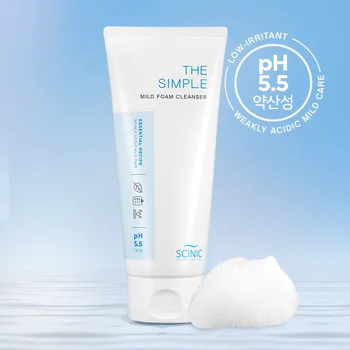 

Sepiolite for cleansing sensitive skin scinic the simple mild foam cleanser