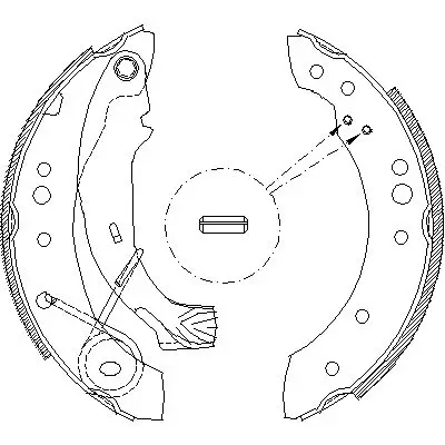 Колодки барабанные\ Citroen C3 1.1i-1.4HDi 02 REMSA 414900