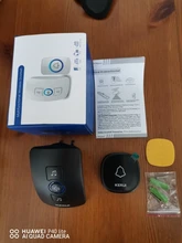 KERUI-Kit de timbre inalámbrico M525, campana de puerta inteligente de seguridad para el hogar, resistente al agua, botón táctil para exterior de transmisión súper larga