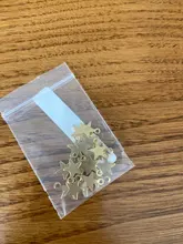 Semitree-Colgante de acero inoxidable con forma de pequeña estrella, Charms planos para fabricación de joyas, collar de decoración, pulsera, extremo de cola, 20 Uds.