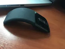 Ratón inalámbrico Arc Touch con Bluetooth, Mouse óptico plegable de 1200DPI, fino, para ordenador portátil, Microsoft y PC