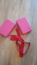 Bloque de Yoga EVA 2 uds., 1 Uds., cinturón de Yoga, Pilates, correa para ejercicio, deporte, moldeador corporal, entrenamiento de salud, gimnasio, cojín de refuerzo para el hogar