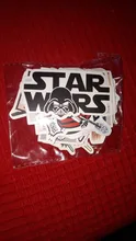 Disney-pegatinas de Star Wars impermeables para niños, 10/50 Uds., para ordenador portátil de PVC, guitarra, monopatín, equipaje, papelería, casco, pegatinas de juguete para niños