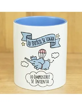 

VESSEL WITH MESSAGE OF THE MIND IS WONDERFUL 'LO HARD IS ACHIEVED THE IMPOSSIBLE INTENTA'