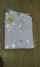 Camisetas de manga larga para niños, camisa de Blanco sólido de algodón a la moda, con botones y cuello vuelto, 8 12y, primavera 2021