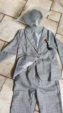 Wedding Kids Suit Blazer-Set Pant Teenagers Girls Children Formal Fashion Plaid 11-13t